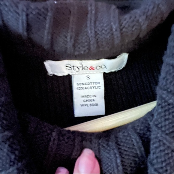 Short Long Sleeve Sweater Dress - Picture 2 of 2